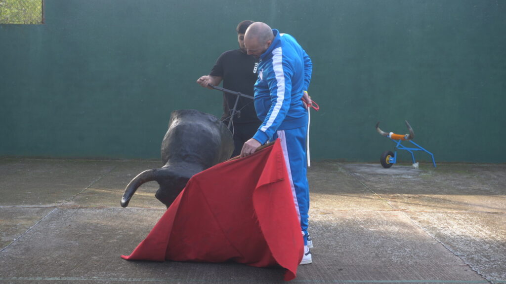 entrenamiento de toreo